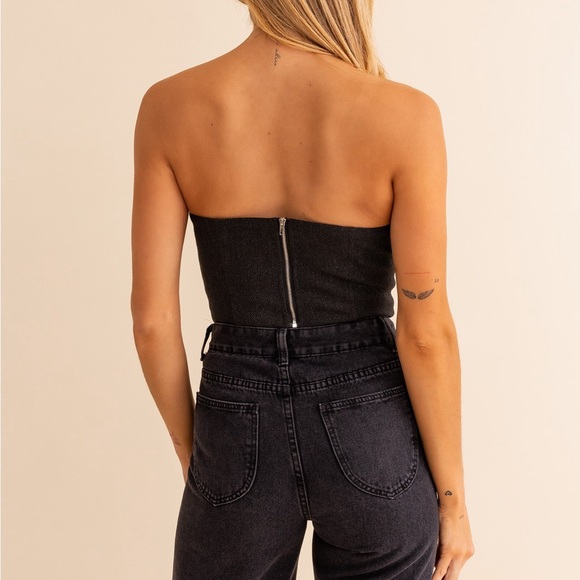 Black Corset Top - Picture 3 of 3